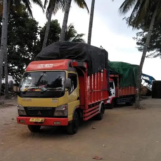 Delivery truck for RV Bali Cargo land freight services